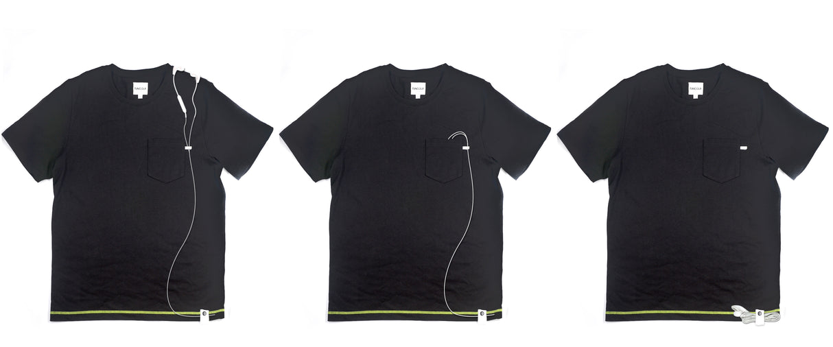 <A 064>Muse Pocket Tee - Black (Plain)
