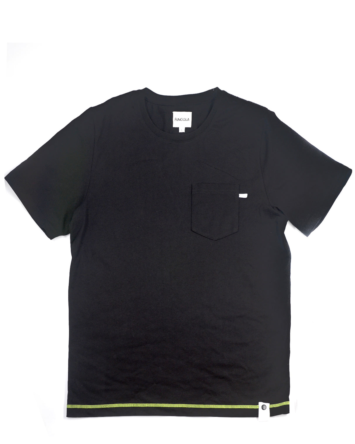 <A 064>Muse Pocket Tee - Black (Plain)