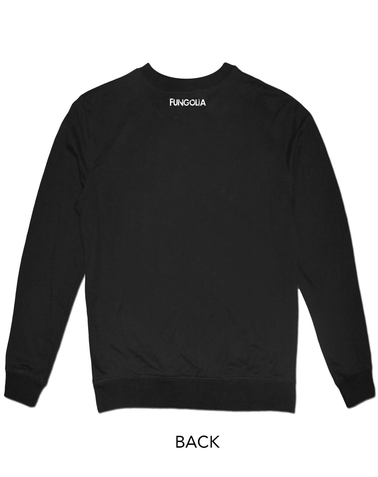 <Ab 002> Fungolia Classic sweatshirt - Logo Black on Black