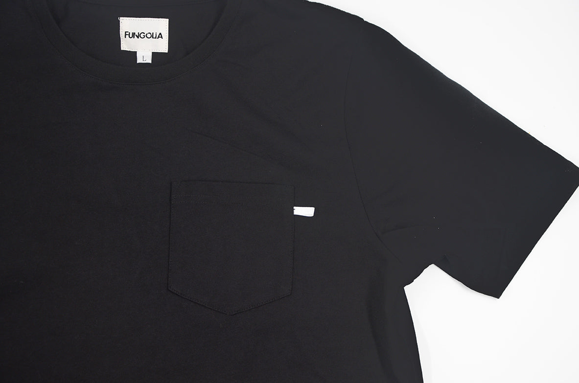 <A 064>Muse Pocket Tee - Black (Plain)