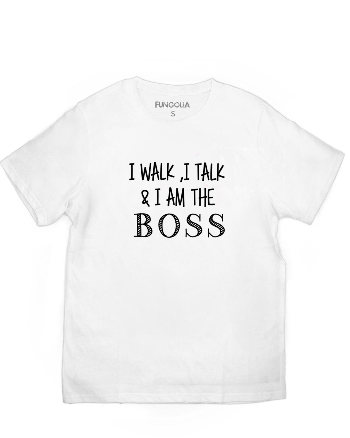 <A 001a16b> I AM BOSS Tee (white)