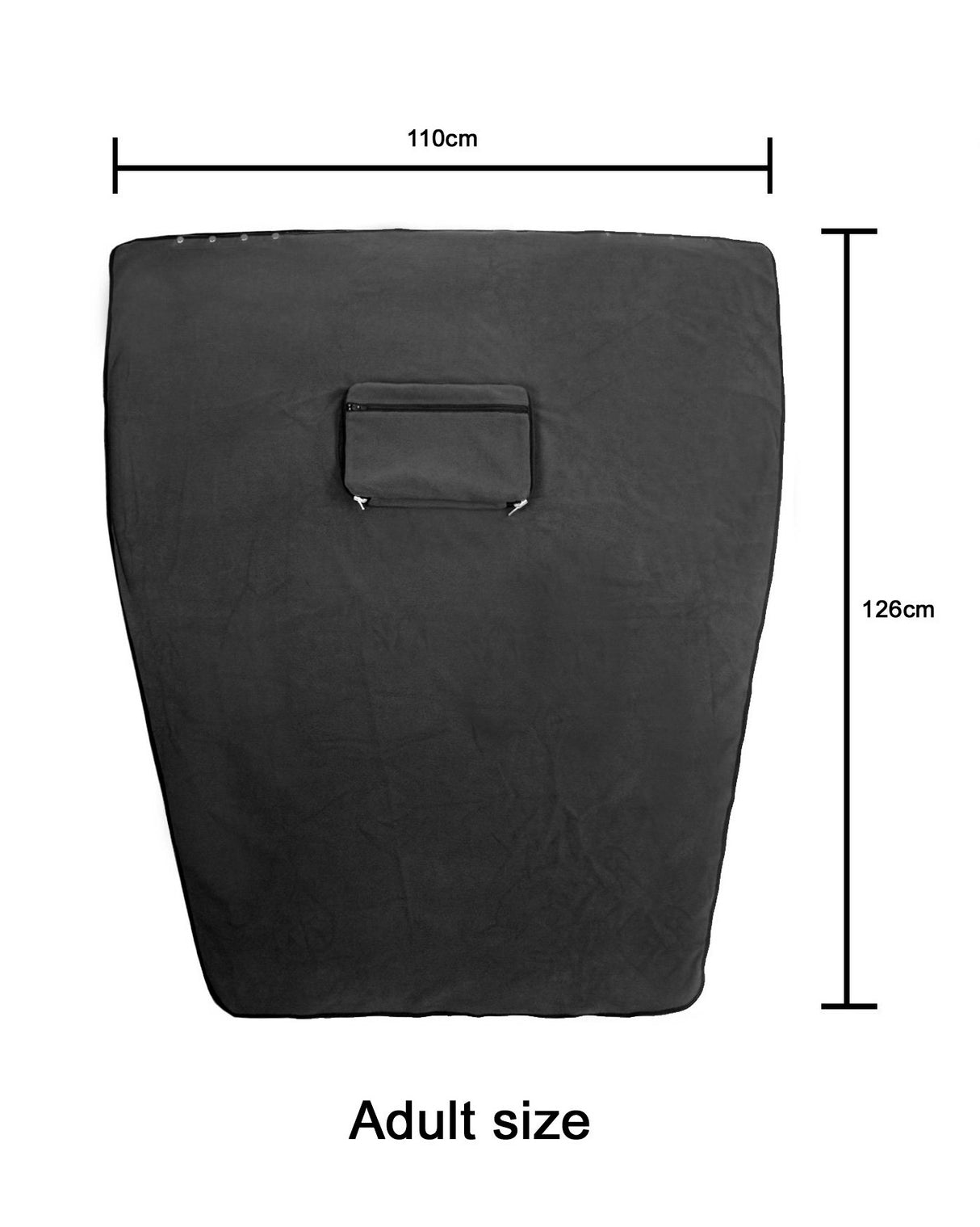 <A 000a98b> Fungolia Packable Travel Blanket - Small size (Charcoal)