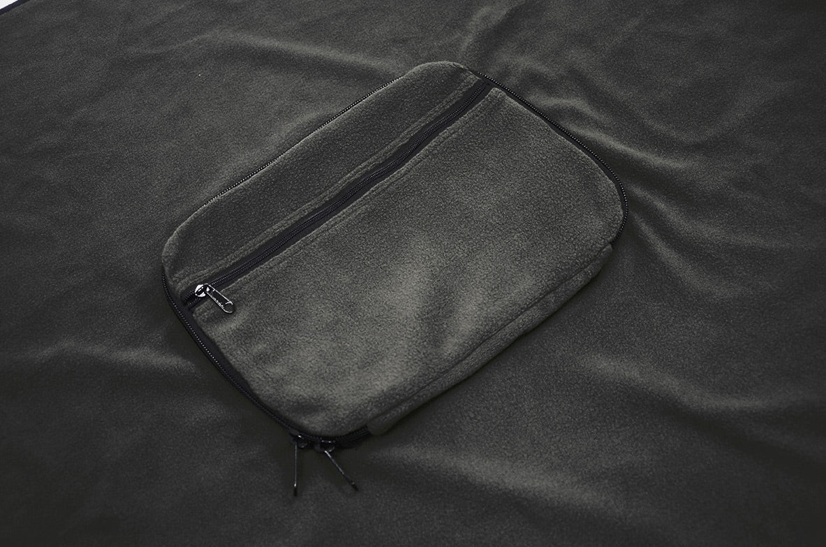 <A 000a98b> Fungolia Packable Travel Blanket - Small size (Charcoal)