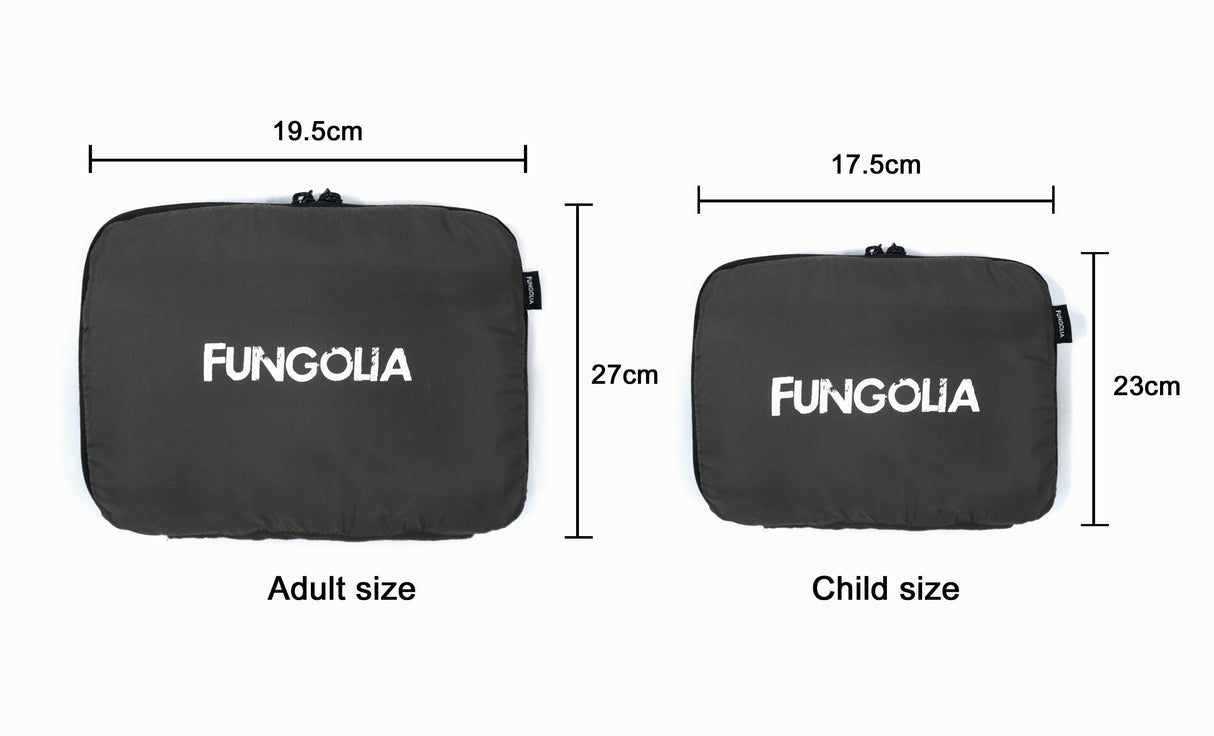 <A 000a98b> Fungolia Packable Travel Blanket - Small size (Charcoal)