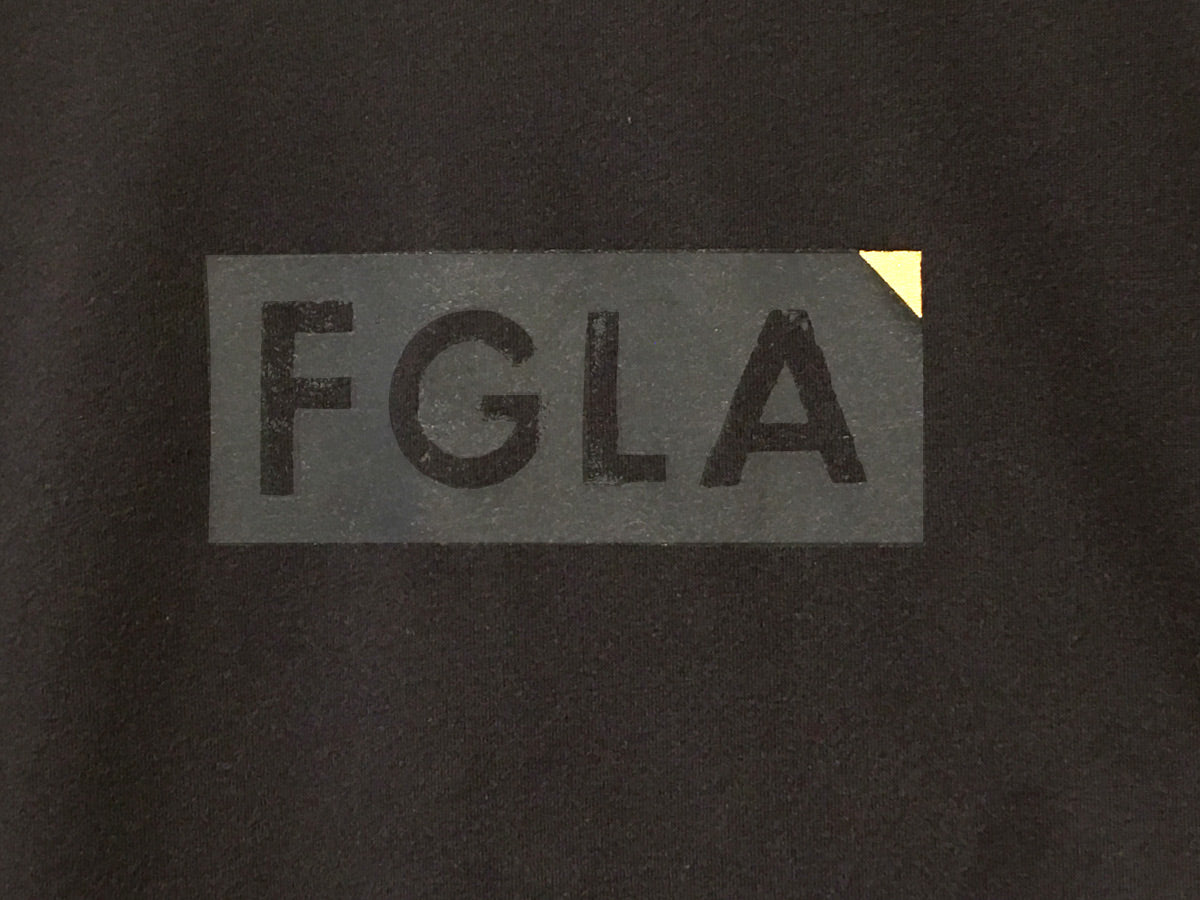 <A 000a003a> Fungolia 4th Anniversary Box FGLA Tee - Black on Black