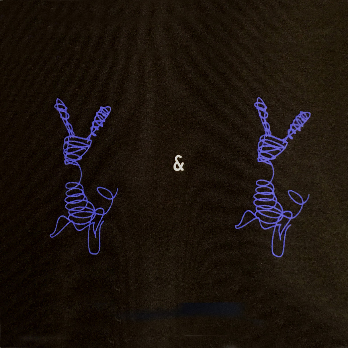 <A 000a004f> Double Bounce Rabbit Tee (Black)