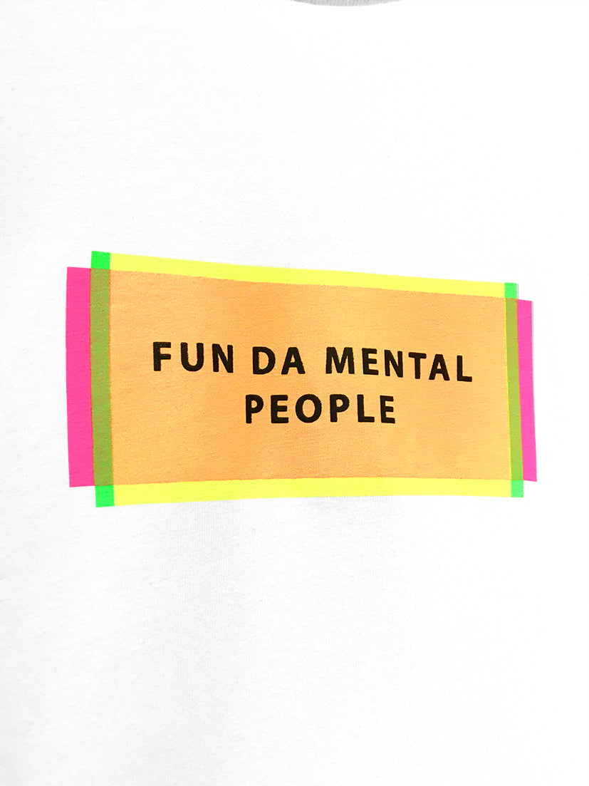 <A 000a003d> Fun Da Mental People Tee (White)