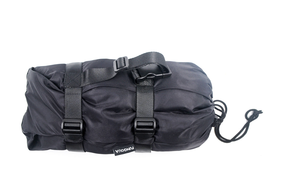 <A 001n>Fungolia MA-1 Memory Foam Travel Hoodie Pillow (black)