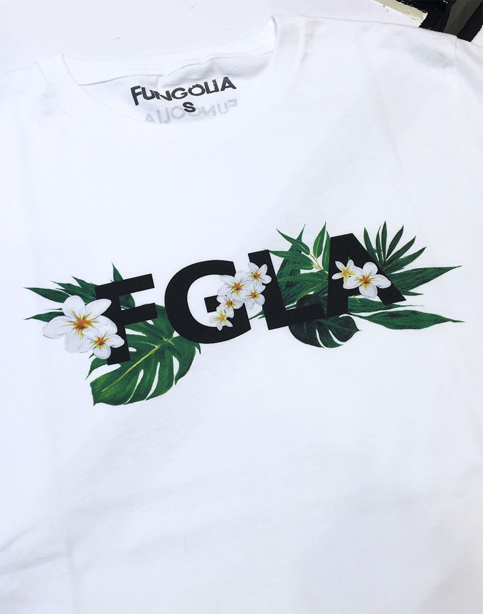 <A 001a04> Floral FGLA (White)