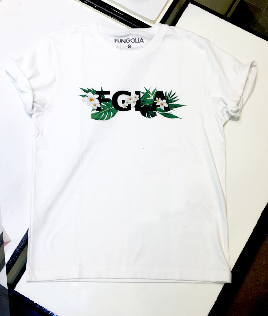 <A 001a04> Floral FGLA (White)