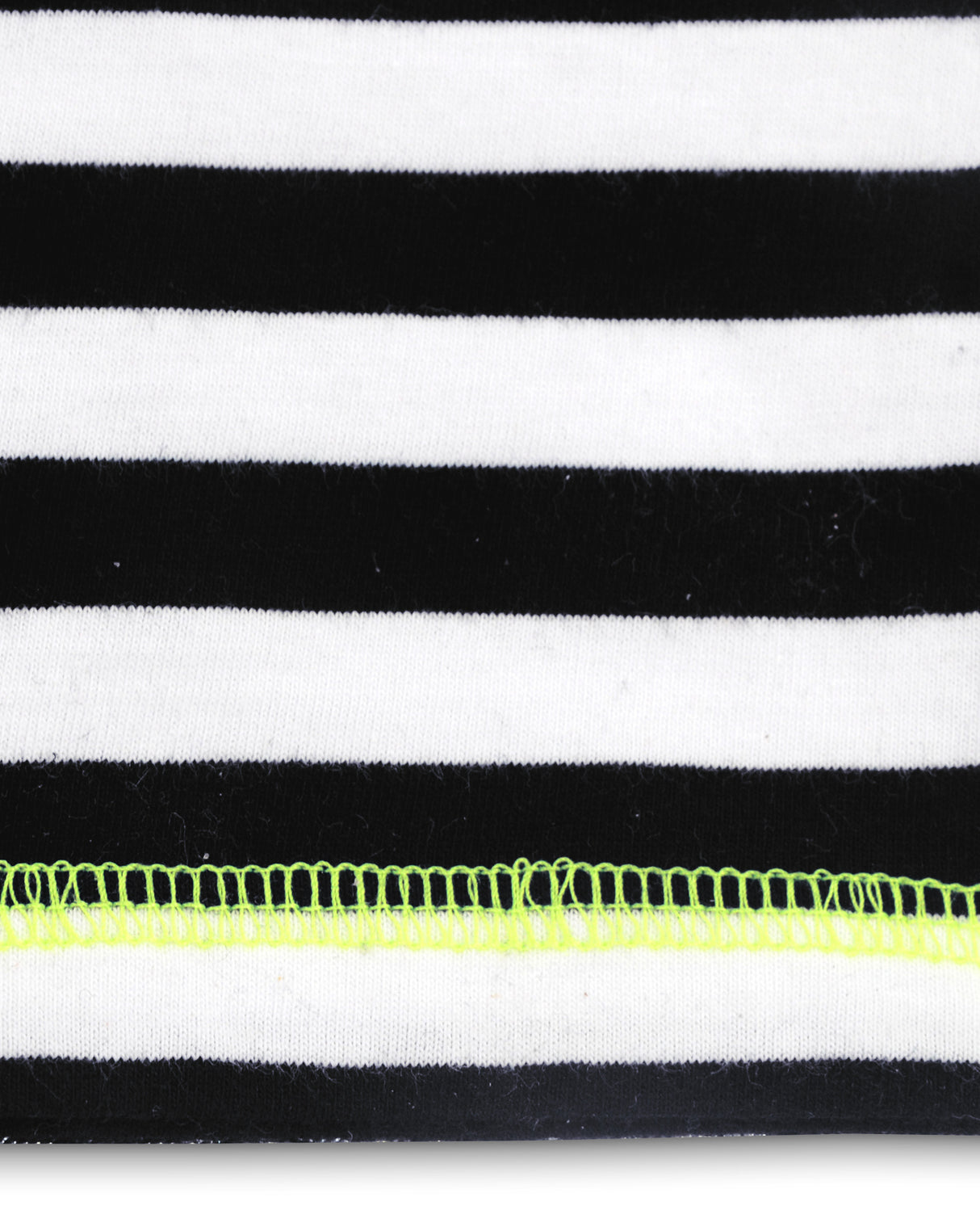 <A 081>FGLA Black/White Stripe Tee (Neon Yellow)