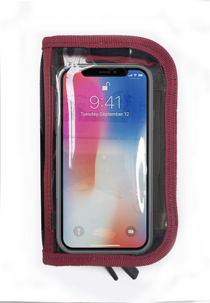 <A 000a001z8> Fungolia Smartphone Charging Pouch (Burgundy)