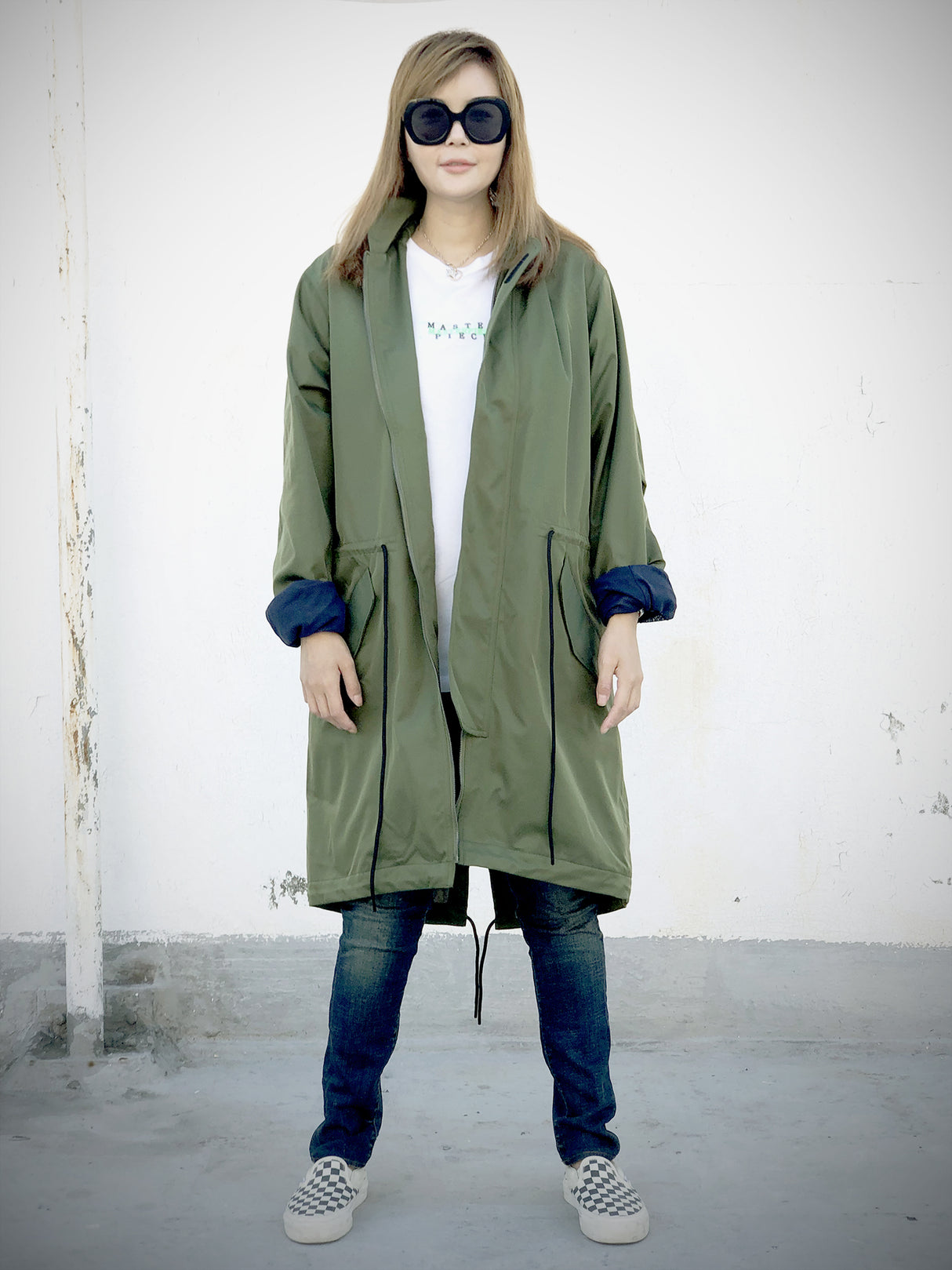 <A 000a001y5a04> Fungolia 2020 Travel Parka Jacket (Olive Green)