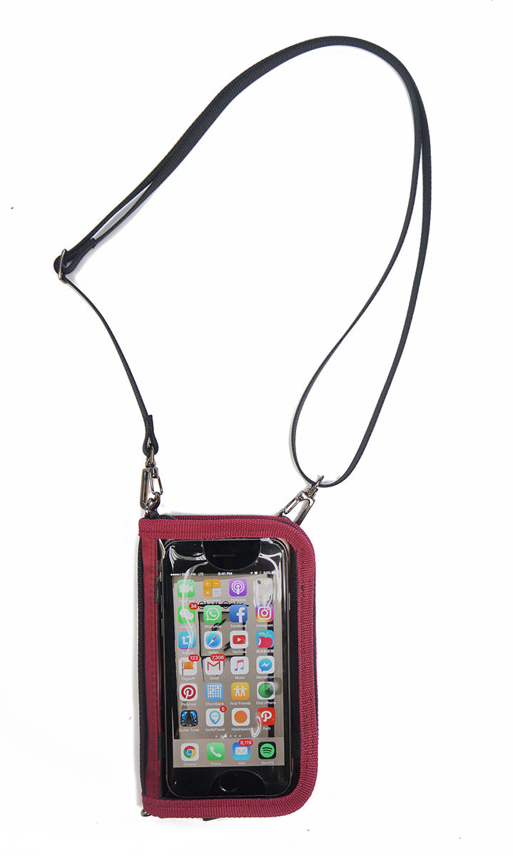 <A 000a001z8> Fungolia Smartphone Charging Pouch (Burgundy)