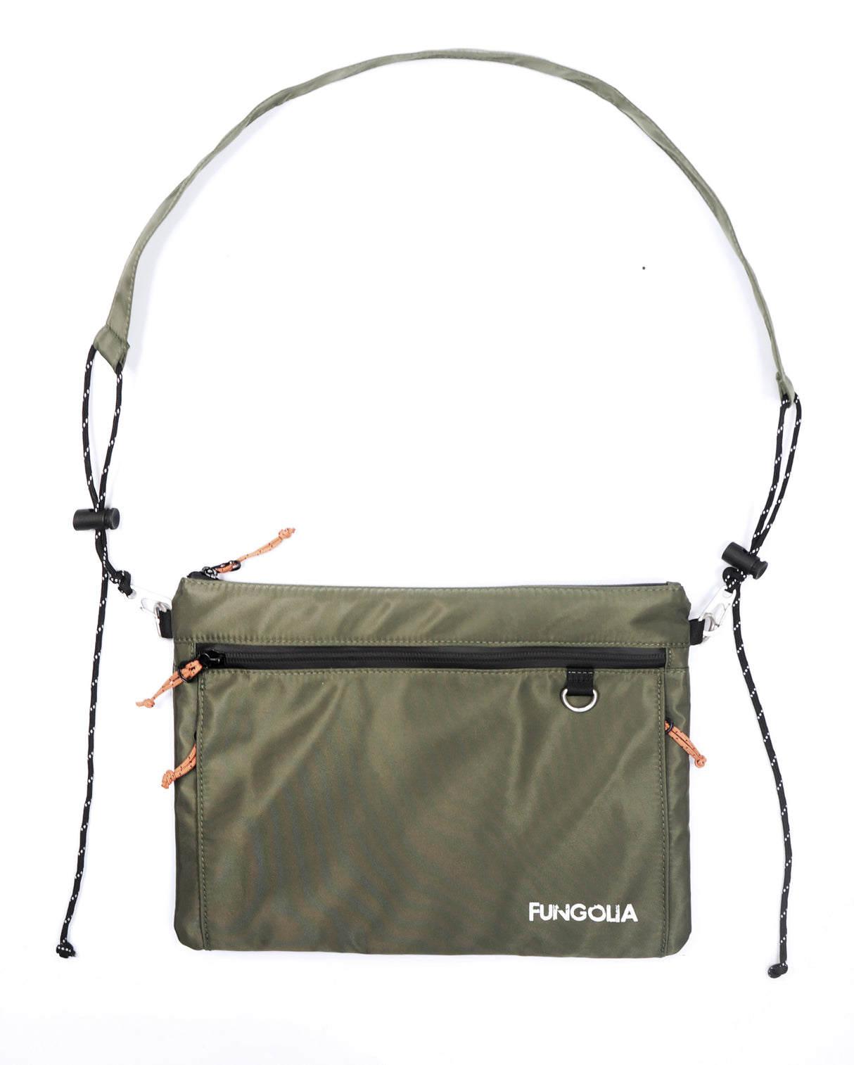 <A 000a20ba> Fungolia Essentials Shoulder Bag (Army Green)