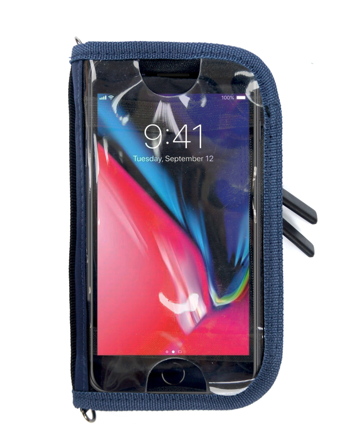 <A 000a001z7> Fungolia Smartphone Charging Pouch (Navy)