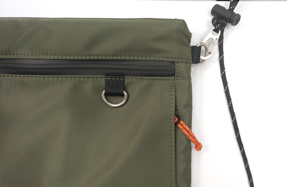 <A 000a20ba> Fungolia Essentials Shoulder Bag (Army Green)