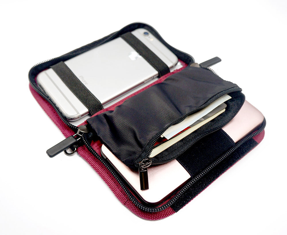 <A 000a001z8> Fungolia Smartphone Charging Pouch (Burgundy)