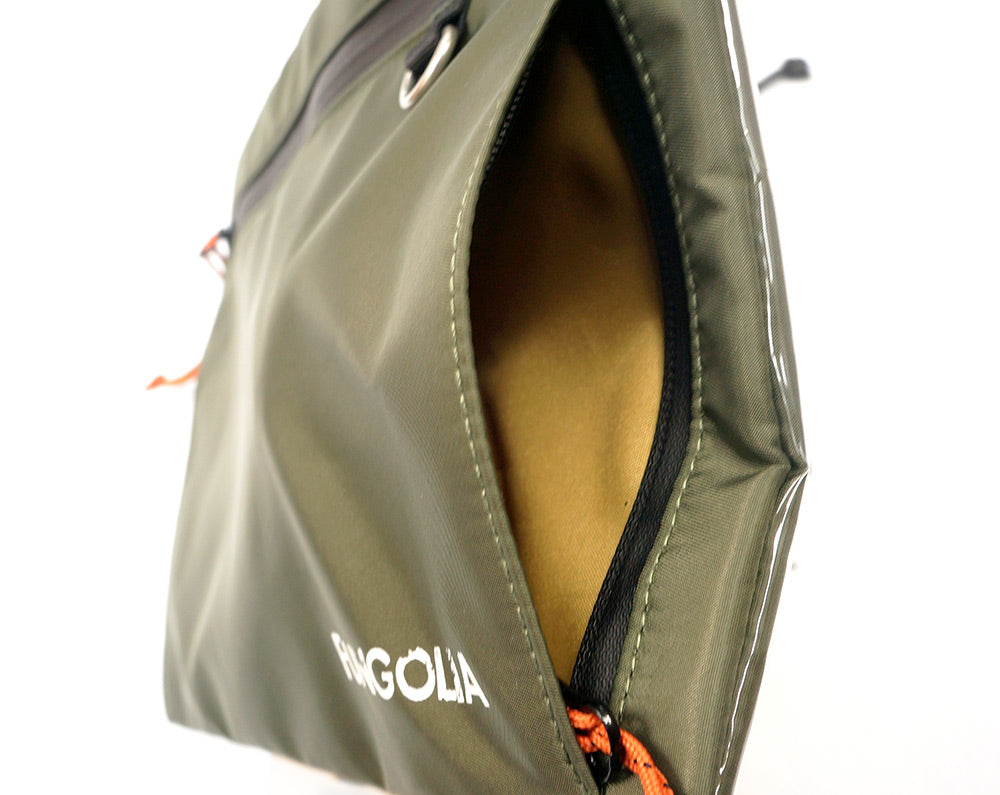 <A 000a20ba> Fungolia Essentials Shoulder Bag (Army Green)