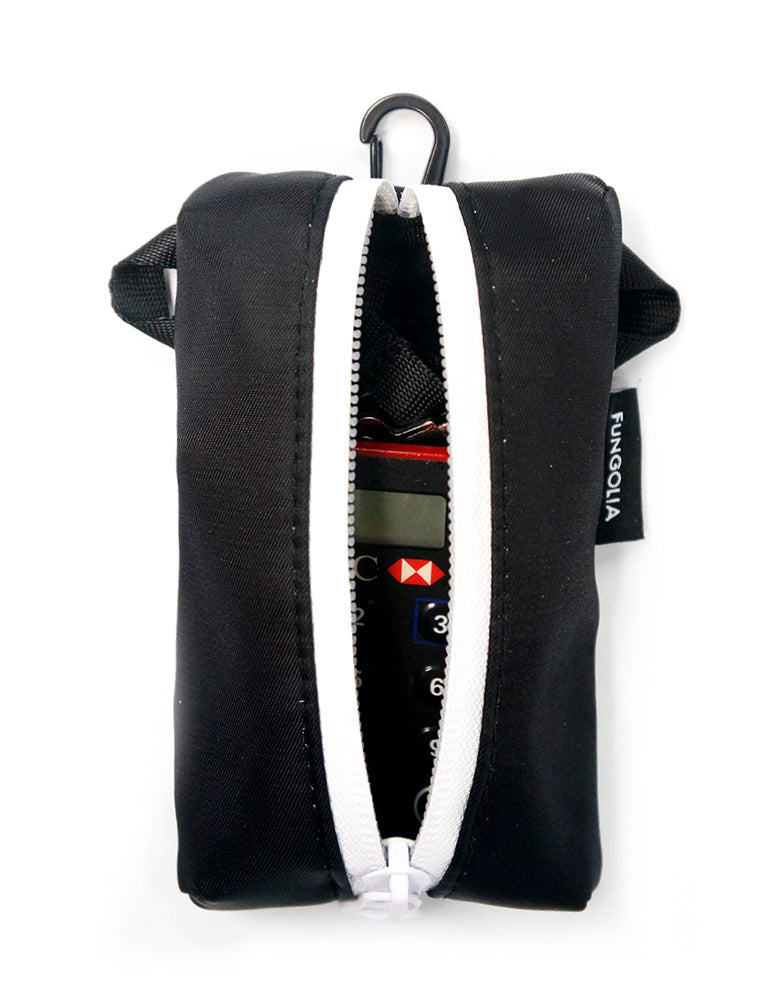 <A 000a22a> Fungolia Essentials - Keys Zipper Pouch (Black)