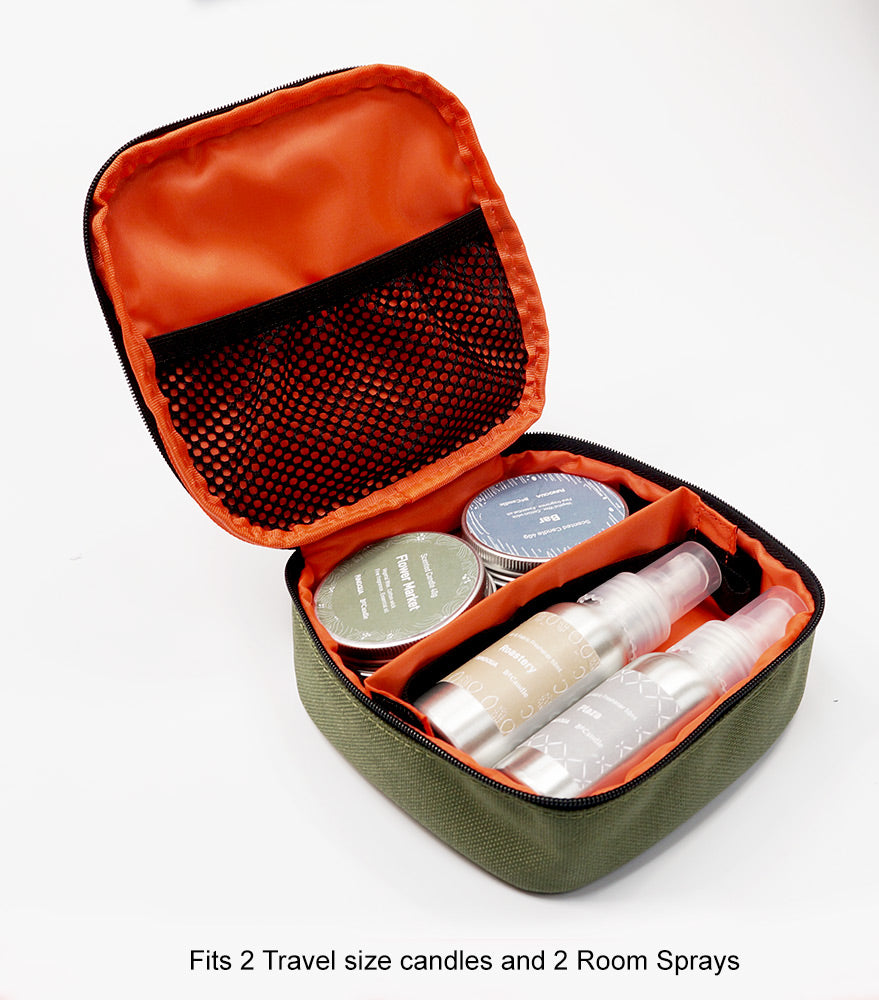 <A 000a67> Fungolia Travel Pouch for scented products (Army Green)