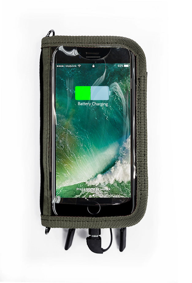 <A 000a001z6> Fungolia Smartphone Charging Pouch (Green)