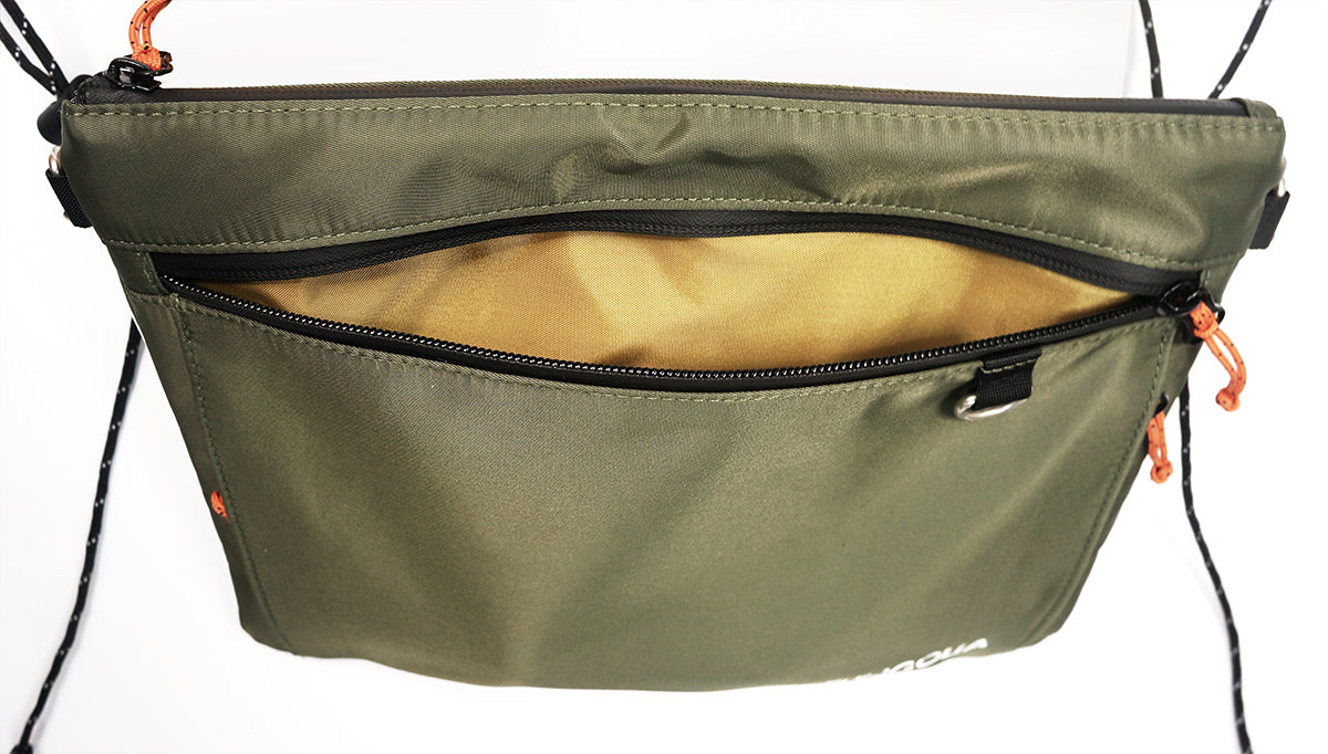 <A 000a20ba> Fungolia Essentials Shoulder Bag (Army Green)
