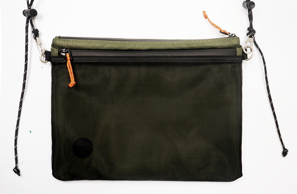 <A 000a20ba> Fungolia Essentials Shoulder Bag (Army Green)