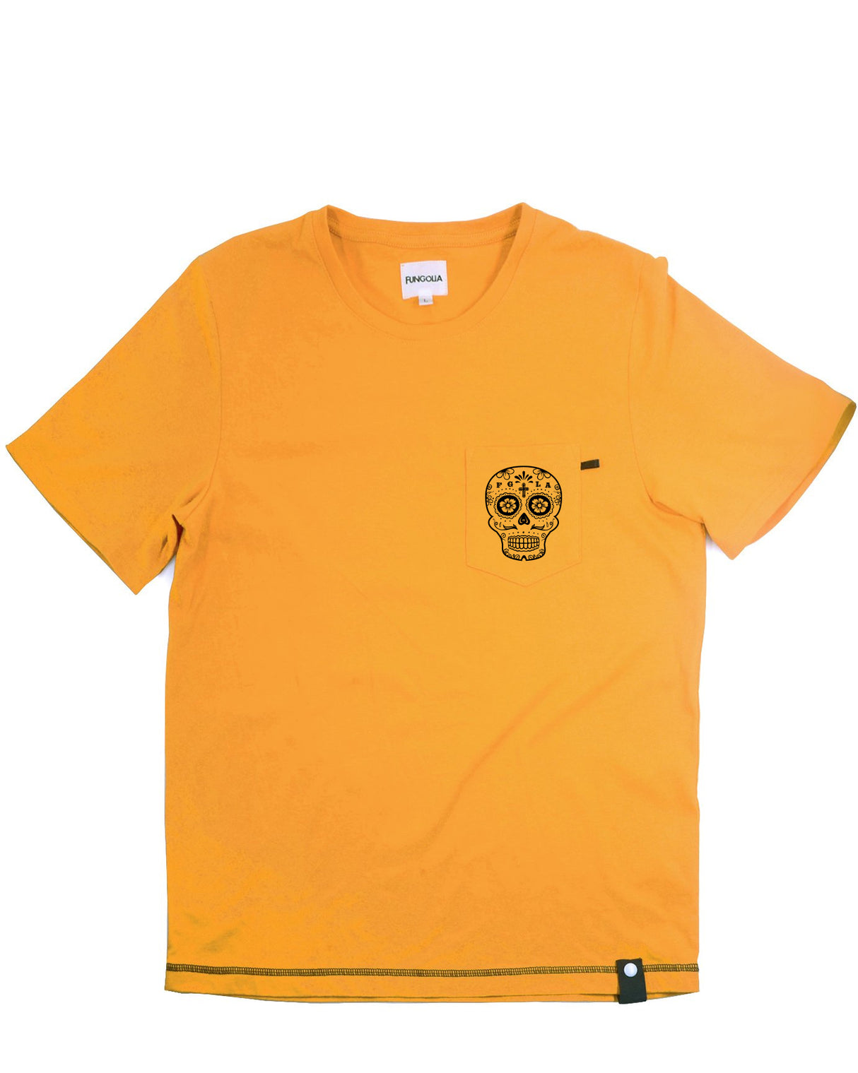 <A 001a23>Muse Pocket Tee - Mustard Yellow (Calavera)