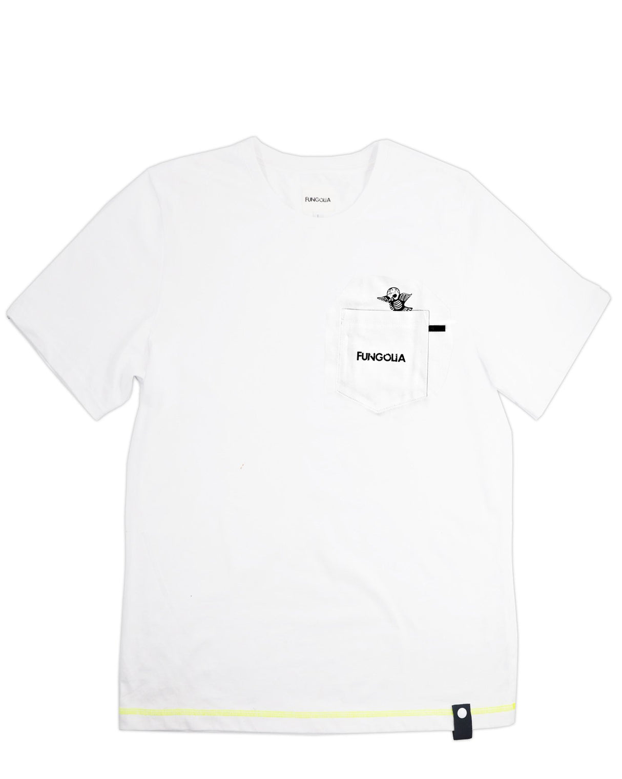 <A 001a25>Muse Pocket Tee - White (Birdy)