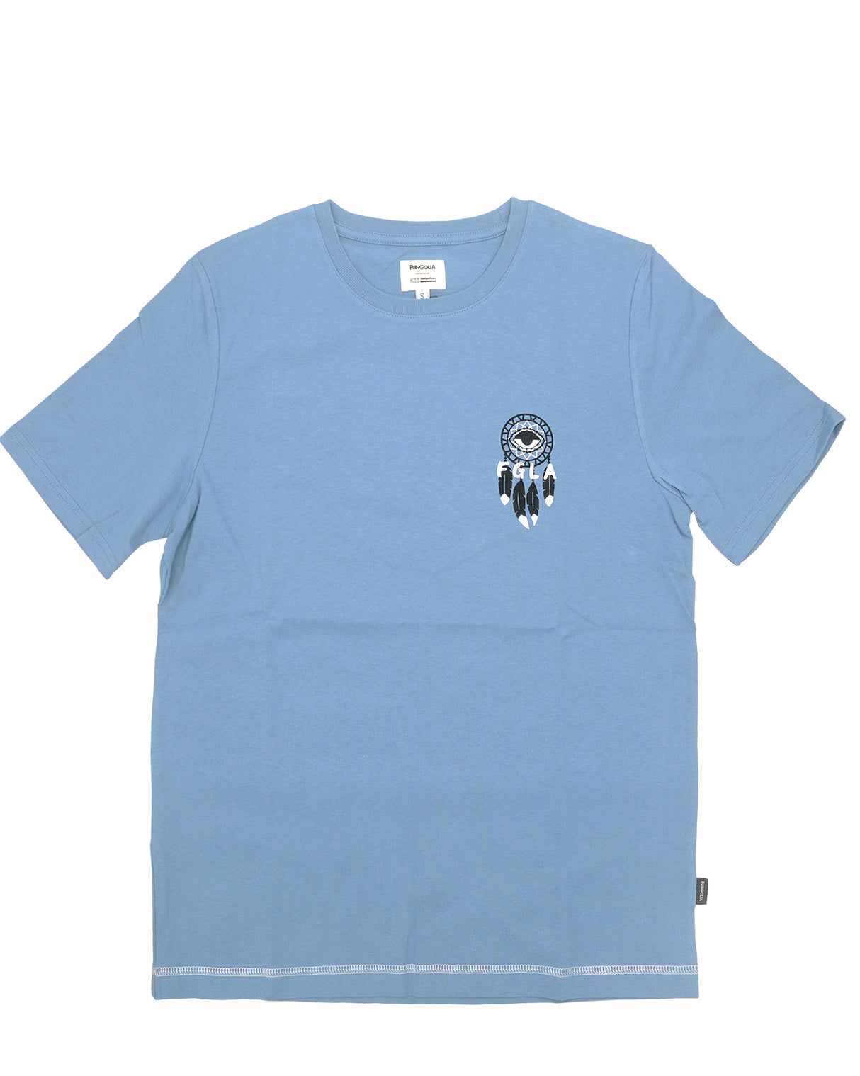 <A 001a19>Dream Catcher - Garment Dyed Tee (Blue)