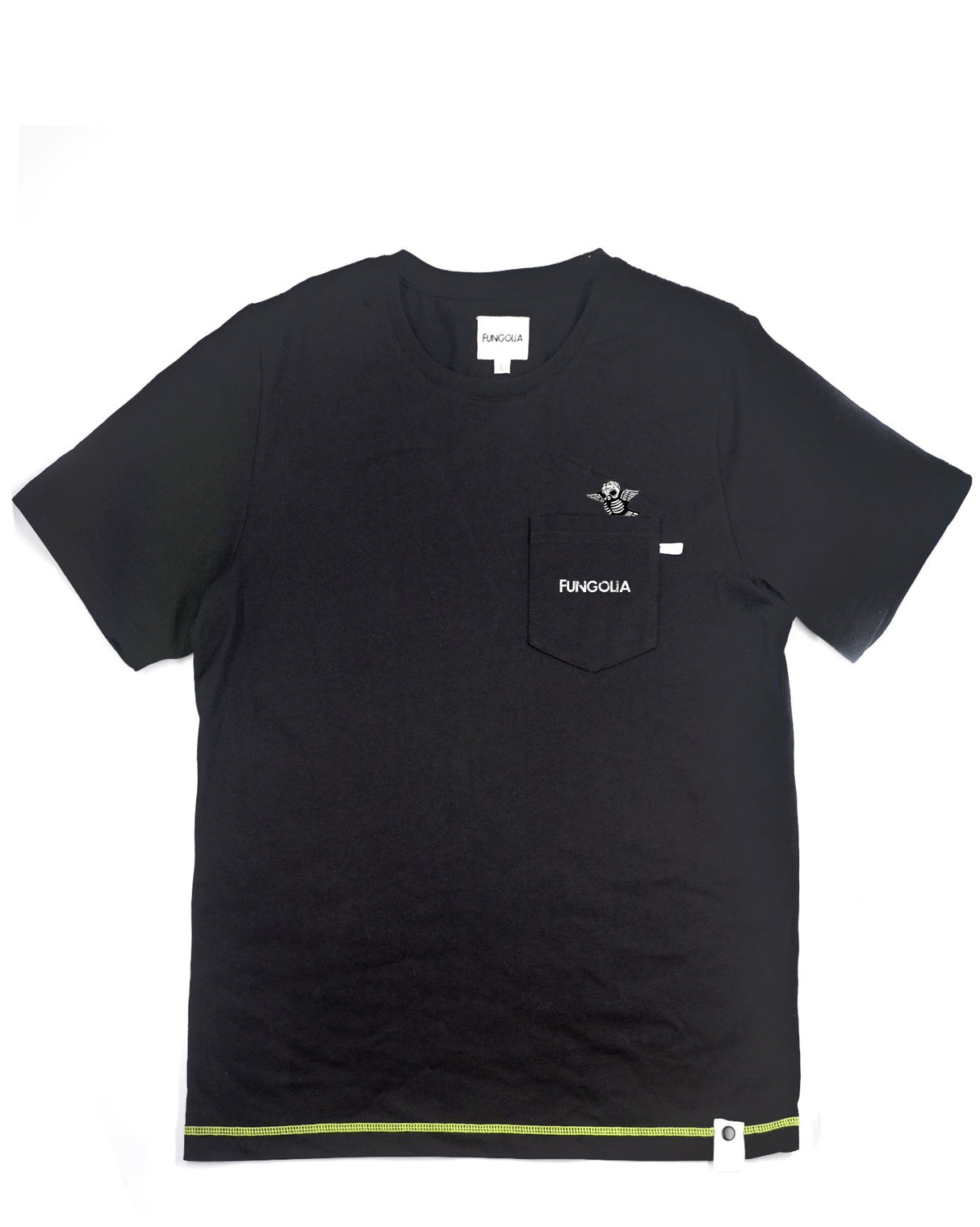 <A 001a24>Muse Pocket Tee - Black (Birdy)