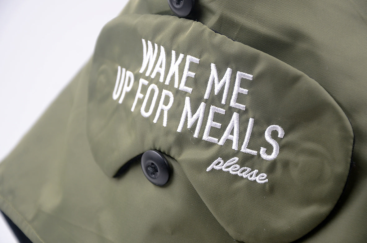 <A 000a001z9b> Fungolia MA-1 Memory Foam Travel Hoodie Pillow (green)