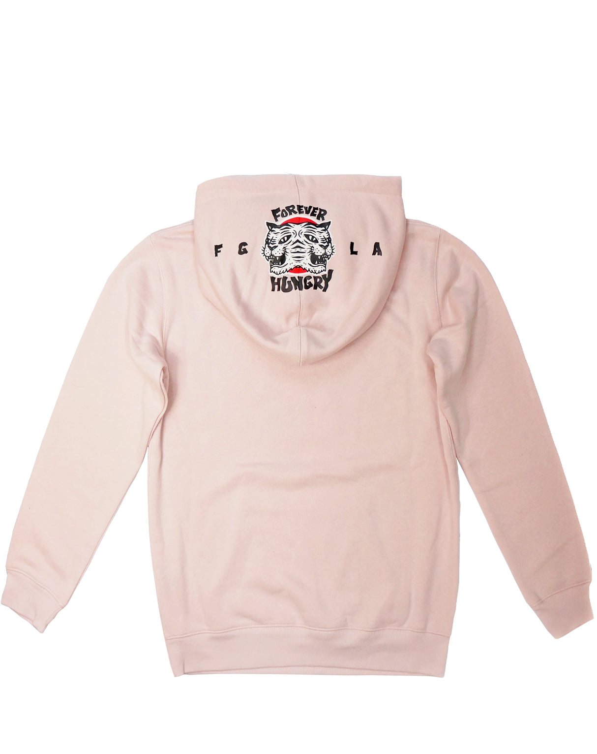 <A 000a109i>Fungolia Big Hood Fleece Hoodie - Forever Hungry (Light Pink)