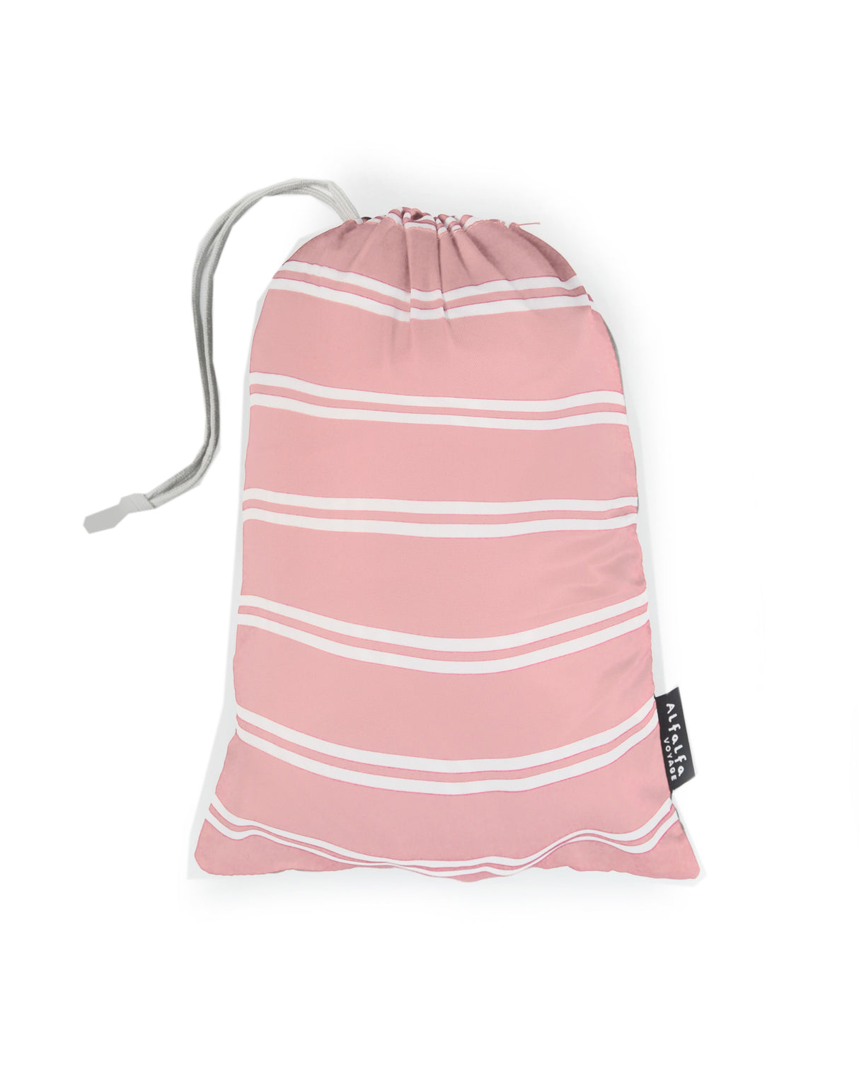 <A 000a64>Stripe Hoodie Pillow - Dirty Pink