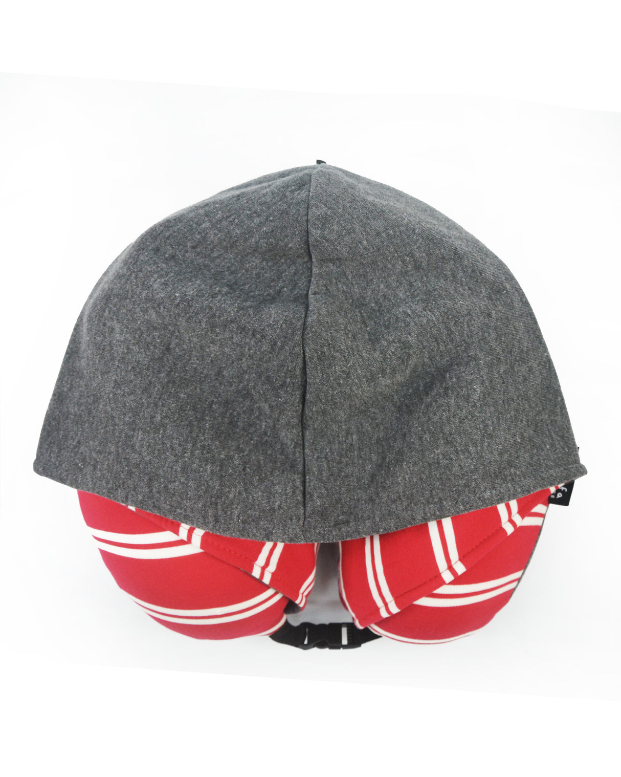 <A 000a60>Stripe Hoodie Pillow - Red/White Stripe