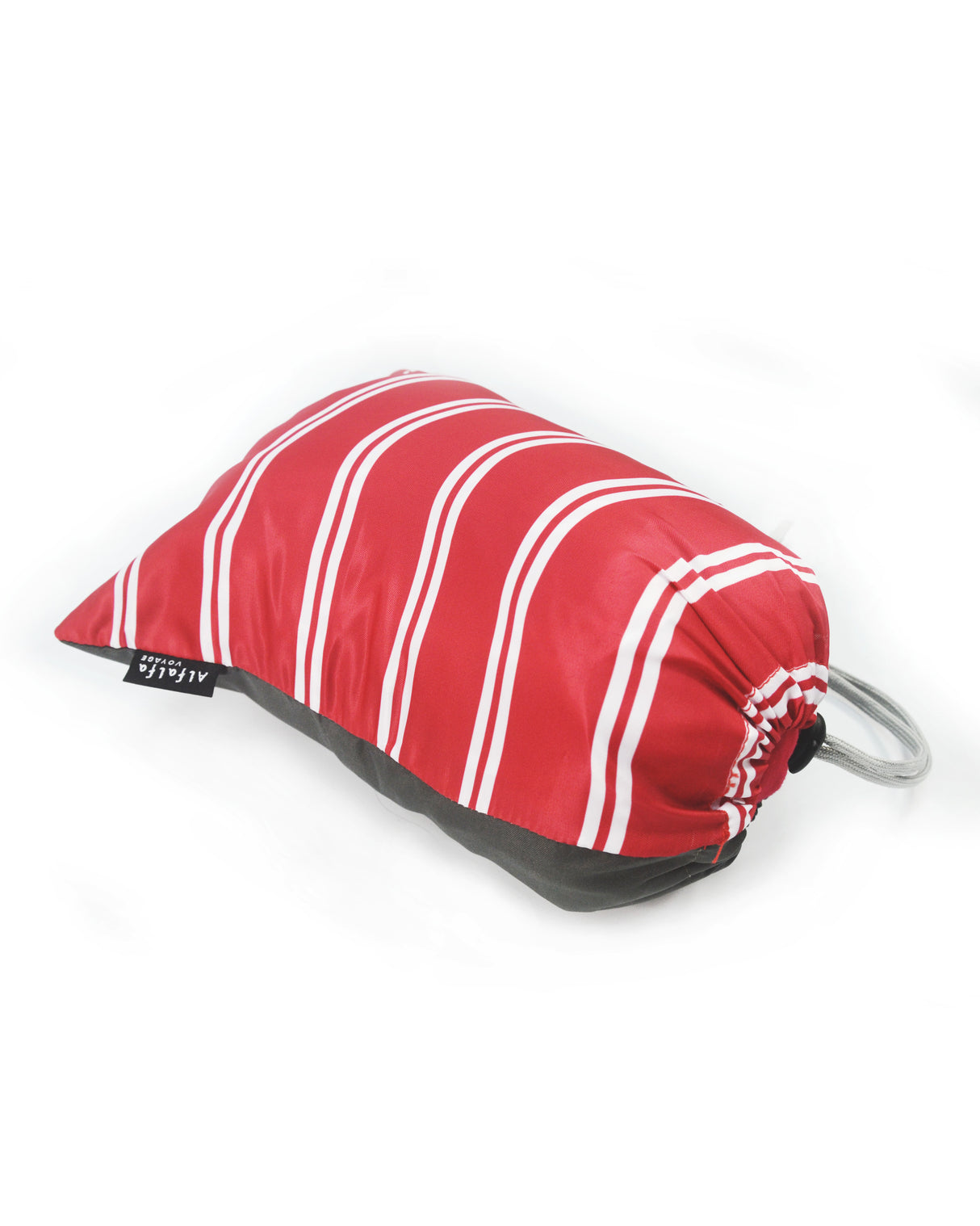 <A 000a60>Stripe Hoodie Pillow - Red/White Stripe