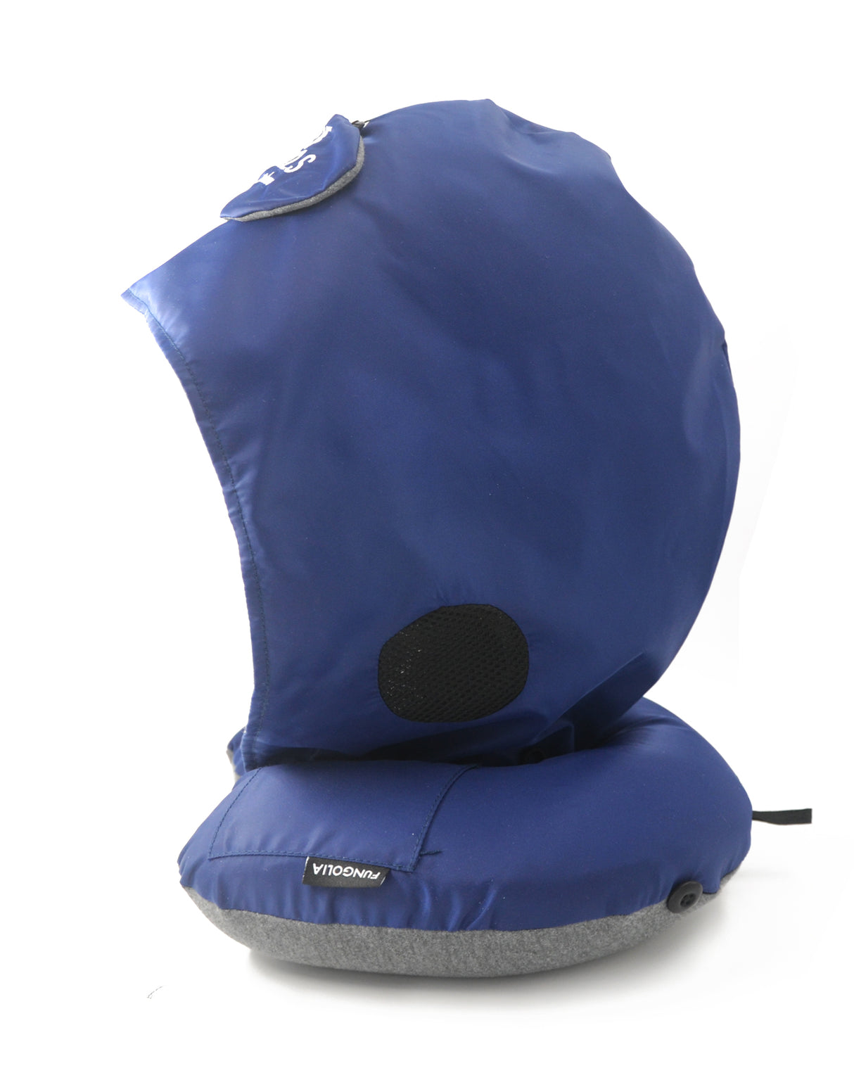 <A 000a001z9c> Fungolia MA-1 Memory Foam Travel Hoodie Pillow (Navy blue)