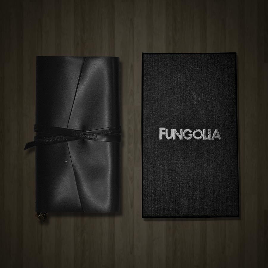 <A 006> Fungolia Vintage Leather Journal