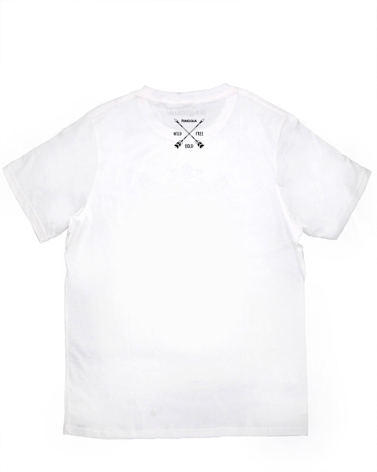 <A 001a11> Fungolia 3rd Anniversary Special Edition Gold Feather Tee (WHITE)