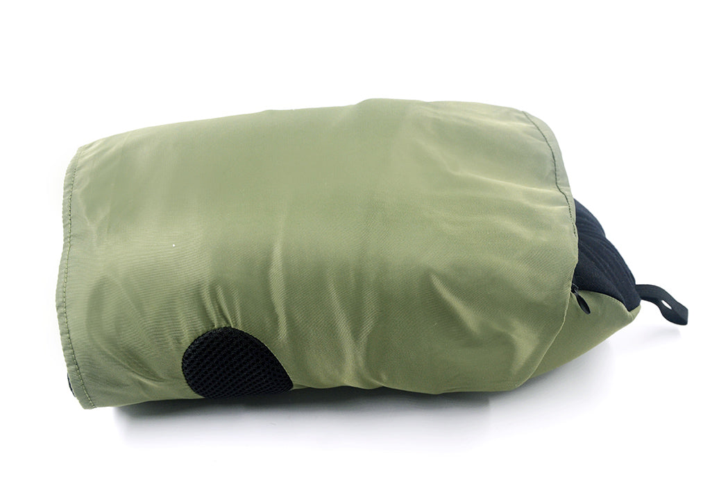 <A 000a001z9b> Fungolia MA-1 Memory Foam Travel Hoodie Pillow (green)