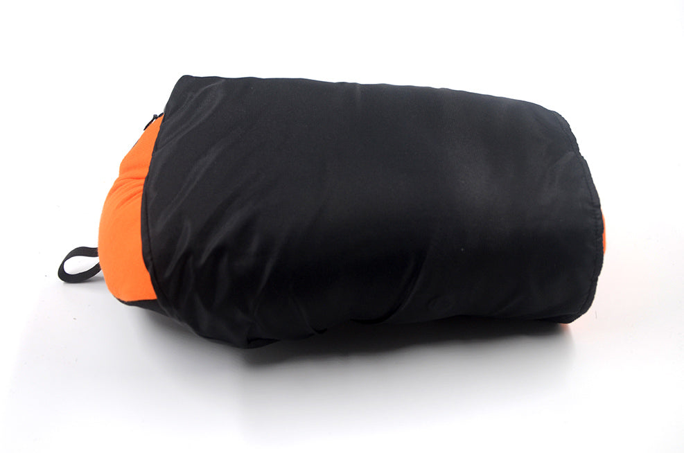 <A 001n>Fungolia MA-1 Memory Foam Travel Hoodie Pillow (black)