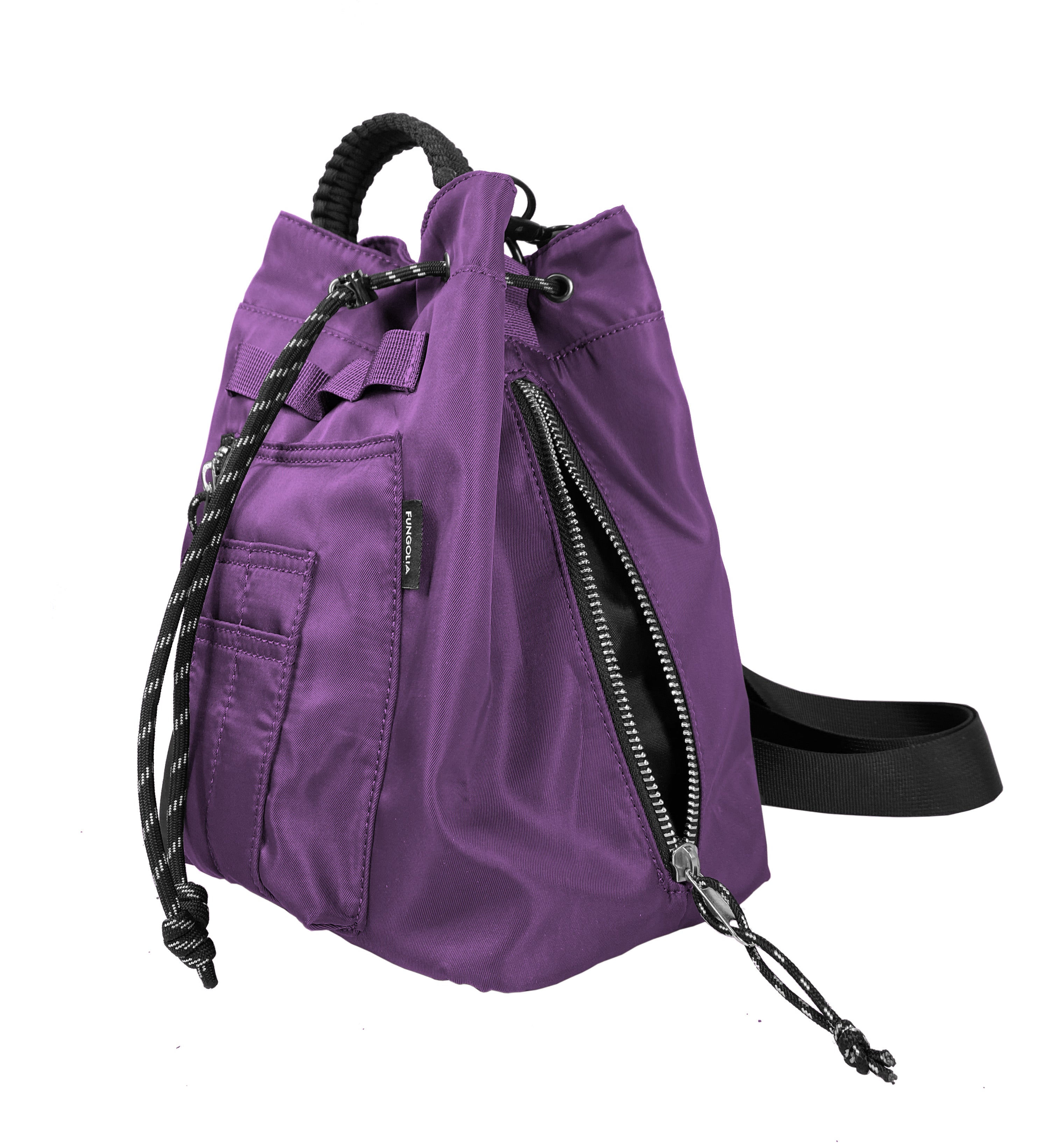 Drawstring Shoulder Pouch MA-1 MID SIZE 2 way drawstring Shoulder Bag - FUNGOLIA