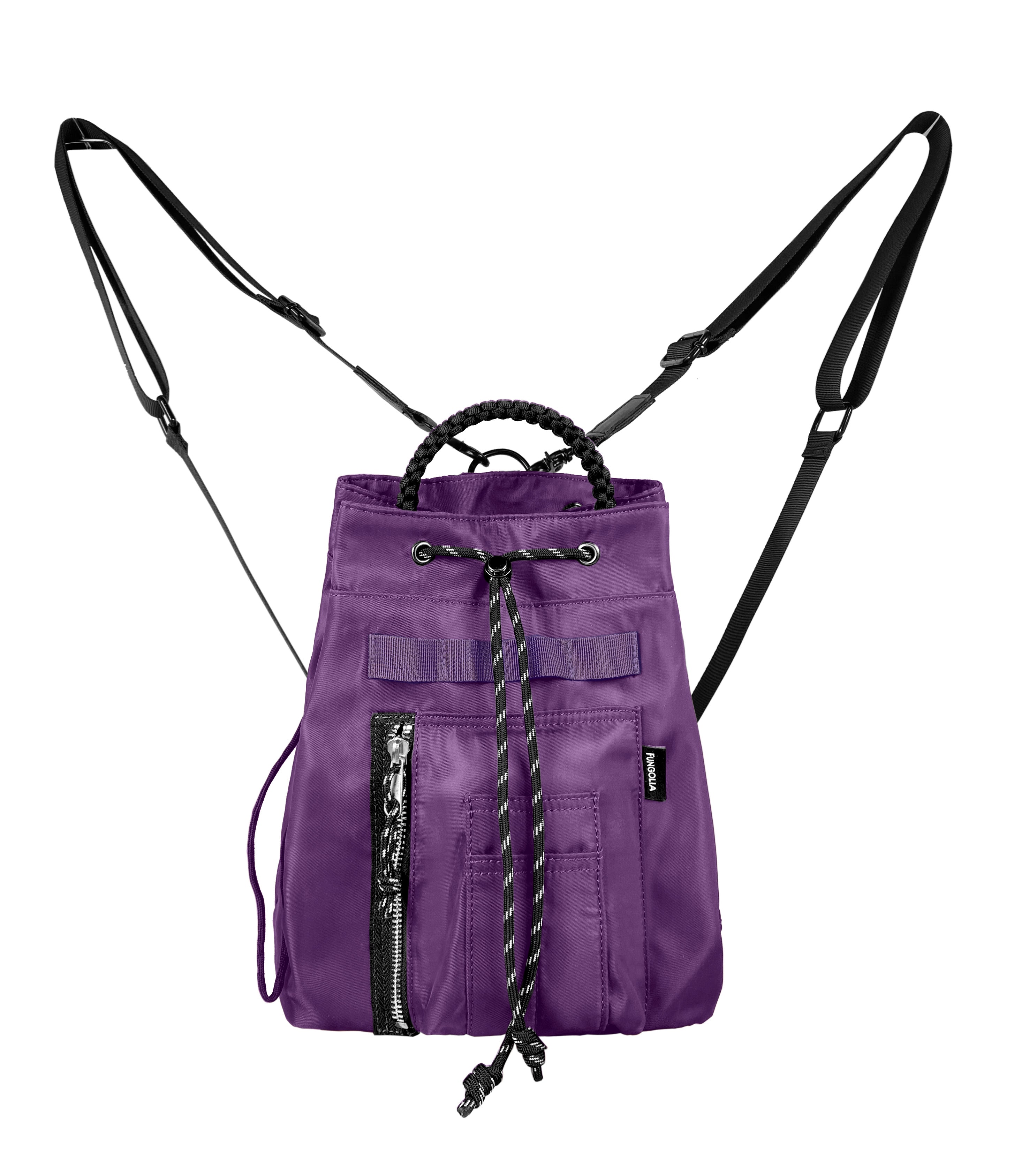 Drawstring Shoulder Pouch MA-1 MID SIZE 2 way drawstring Shoulder Bag - FUNGOLIA