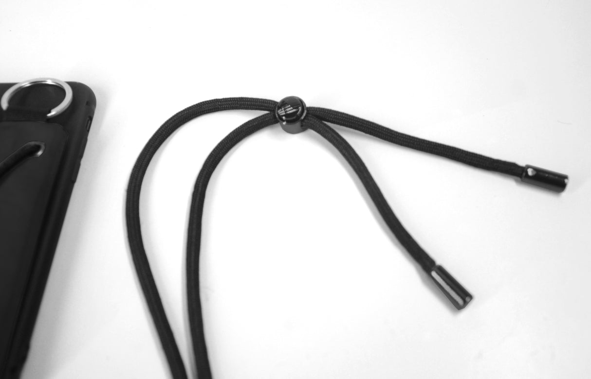 <A 000a001g04>Crossbody Phone Case with zipper pouch (With KOVID-TEX Antimicrobial Lining) BLACK