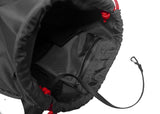 <A 000a001l03> LARGE SIZE Premium drawstring backpack (Black/Red)