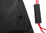 <A 000a001l03> LARGE SIZE Premium drawstring backpack (Black/Red)