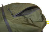 <A 000a001l02> LARGE SIZE Premium drawstring backpack (Green/Yellow)
