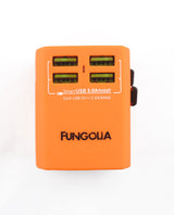 <A 000a001m09c> Fungolia Ultimate Charging Kit - Black (Pouch+Adaptor+Extension Cord Charger)