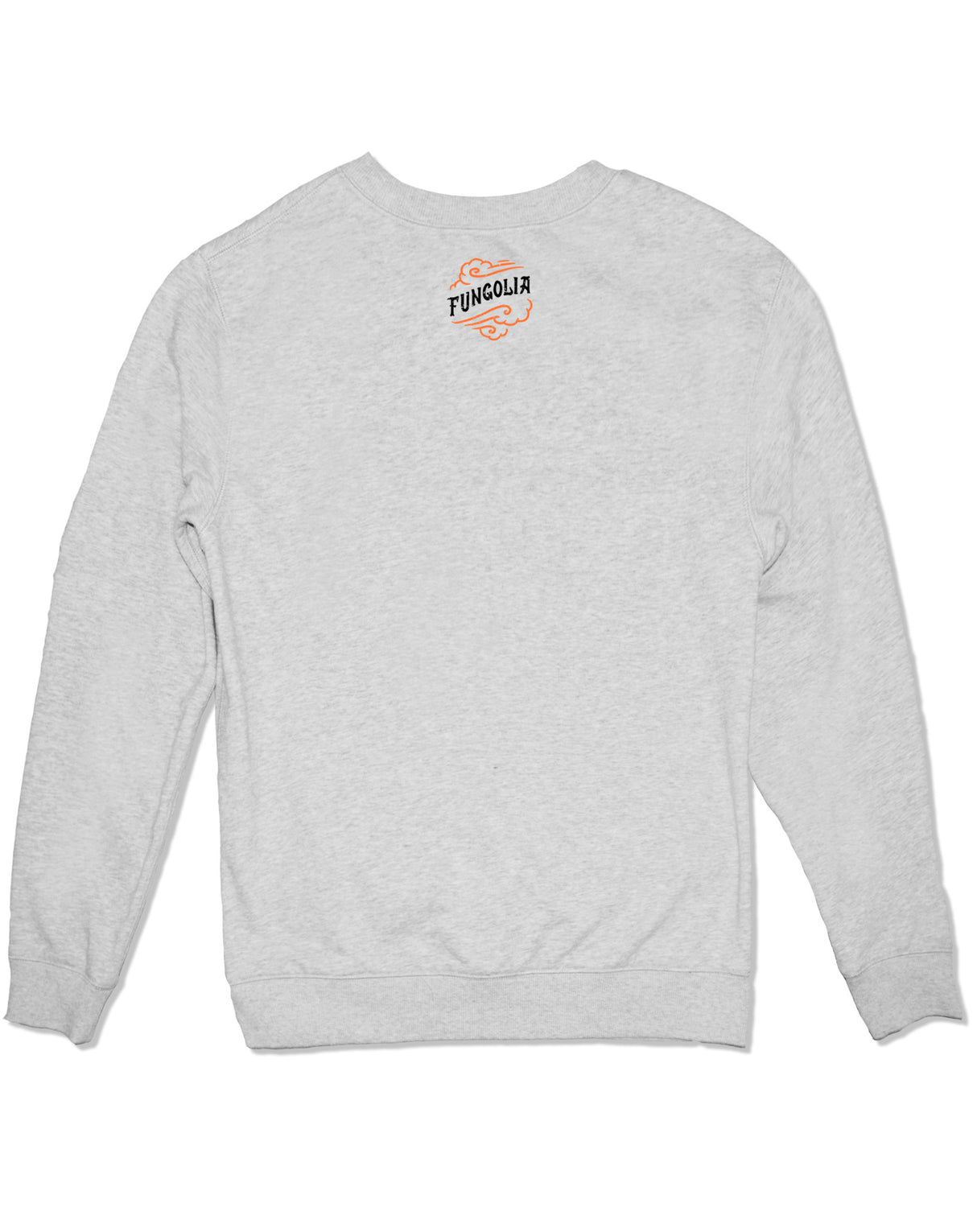 <Ab 005a> Fungolia Fleece Sweatshirt - Monkey in the Wind (Grey)